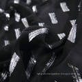 Customized Woven 85%SILK 15%METALLIC jacquard silk metallic shiny fabric manufacturers